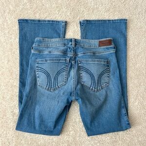 Hollister Low Rise Medium Wash Bootcut Jeans